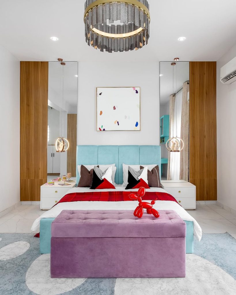 Colourful Bedroom Design by Numi Design House